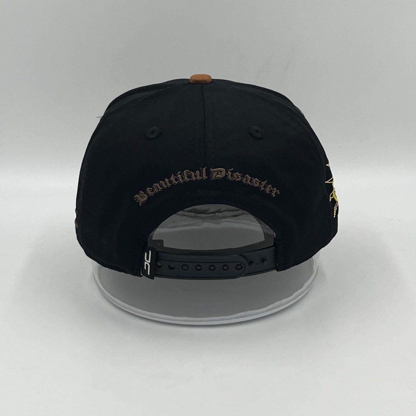 JC Hats Beautiful Disaster Happy (Black)