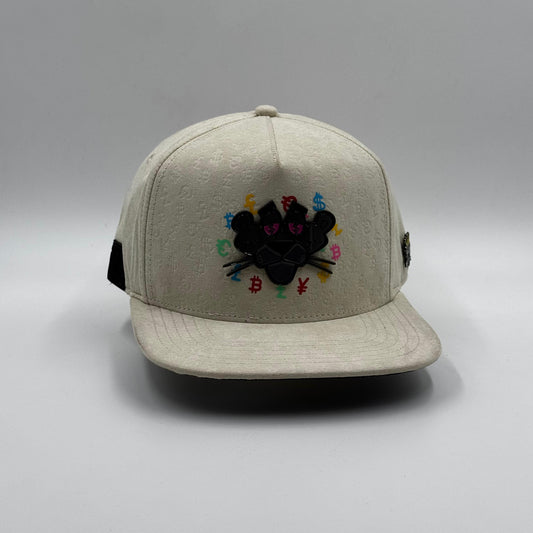 CashOnly Panther Print (White)