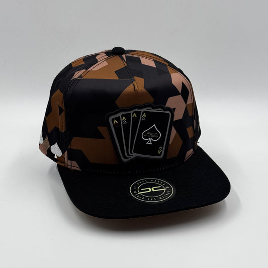JC Hats Clasica Cammo (Brown)