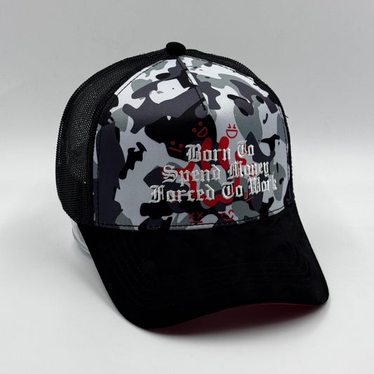 JC Hats Spend Money (Cammo)