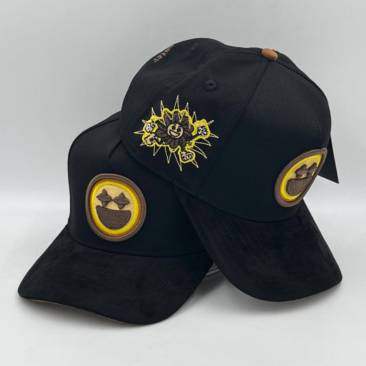 JC Hats Beautiful Disaster Happy (Black)