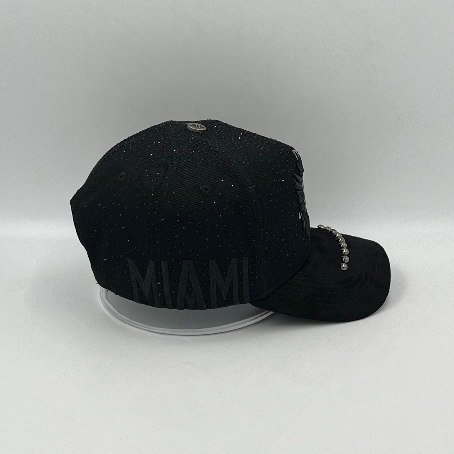 JC Hats Double Black Pearls